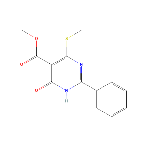 METHYL 4-(METHYLTHIO)-6-OXO-2-PHENYL-1,6-DIHYDROPYRIMIDINE-5-CARBOXYLATE (CAS: 87693-90-1) - Related Chemical Product