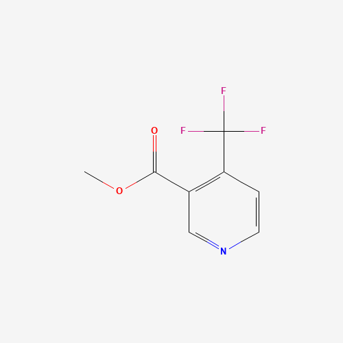 METHYL 4-(TRIFLUOROMETHYL)NICOTINATE (CAS: 175204-82-7) - Chemical Structure and Molecular Formula 