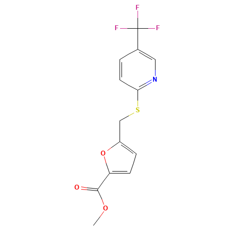 METHYL 5-([[5-(TRIFLUOROMETHYL)-2-PYRIDYL]THIO]METHYL)-2-FUROATE (CAS: 239107-28-9) - Related Chemical Product