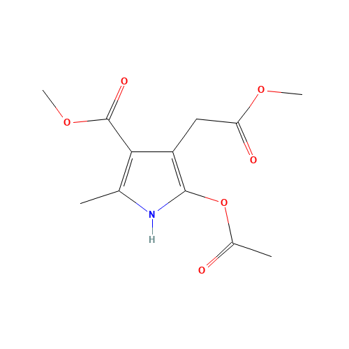 METHYL 5-(ACETYLOXY)-4-(2-METHOXY-2-OXOETHYL)-2-METHYL-1H-PYRROLE-3-CARBOXYLATE (CAS: 77978-85-9) - Related Chemical Product