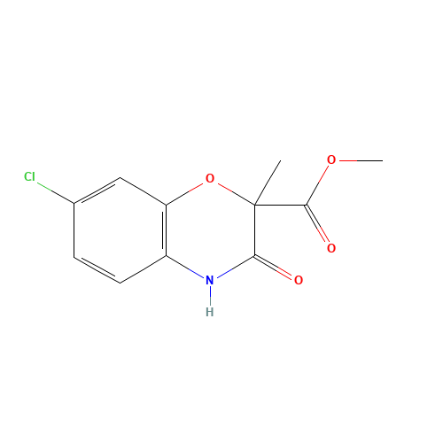 METHYL 7-CHLORO-2-METHYL-3-OXO-3,4-DIHYDRO-2H-1,4-BENZOXAZINE-2-CARBOXYLATE (CAS: 175205-00-2) - Related Chemical Product