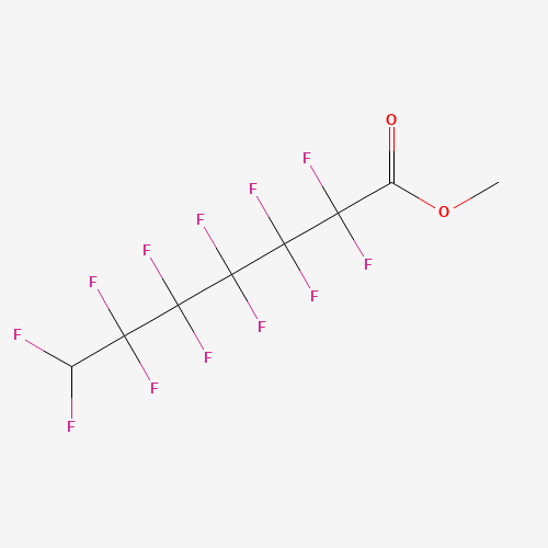 METHYL 7H-PERFLUOROHEPTANOATE (CAS: 84567-13-5) - Chemical Structure and Molecular Formula 
