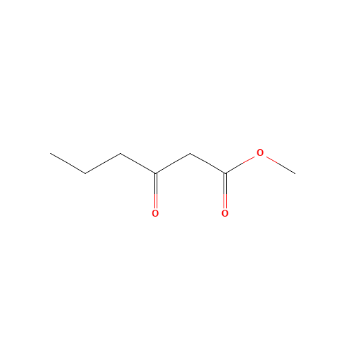 Methyl 3-oxohexanoate (CAS: 30414-54-1) - Chemical Structure and Molecular Formula 