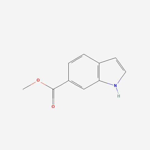 Methyl indole-6-carboxylate (CAS: 50820-65-0) - Chemical Structure and Molecular Formula 