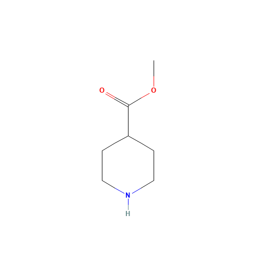 Methyl isonipecotate (CAS: 2971-79-1) - Chemical Structure and Molecular Formula 
