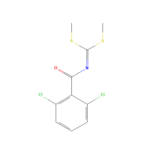 METHYL N-(2,6-DICHLOROBENZOYL)-(METHYLTHIO)METHANIMIDOTHIOATE (CAS: 116800-83-0) - Related Chemical Product