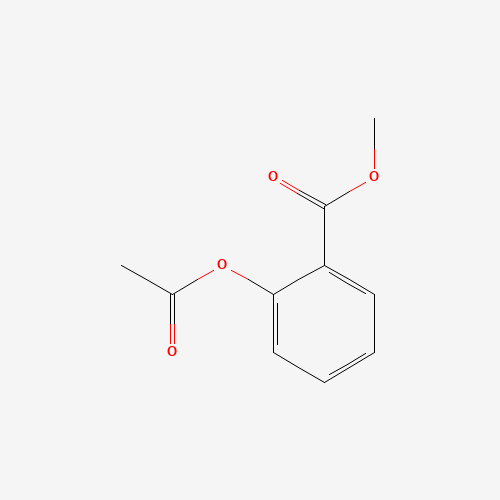 ACETYLSALICYLIC ACID METHYL ESTER (CAS: 580-02-9) - Chemical Structure and Molecular Formula 