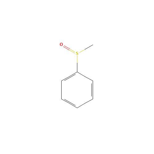 METHYL PHENYL SULFOXIDE (CAS: 1193-82-4) - Chemical Structure and Molecular Formula 