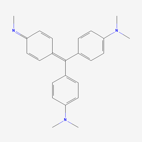 Basic Violet 1 (CAS: 8004-87-3) - Chemical Structure and Molecular Formula 
