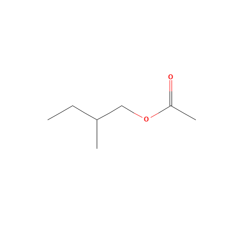 2-Methylbutyl acetate (CAS: 624-41-9) - Chemical Structure and Molecular Formula 