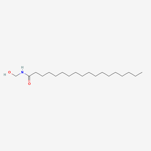 N-HYDROXYMETHYL-STEARAMIDE (CAS: 3370-35-2) - Chemical Structure and Molecular Formula 