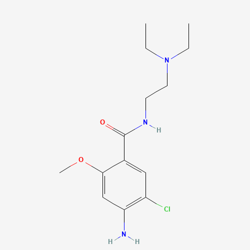4-Amino-5-chloro-N-(2-(diethylamino)ethyl)-2-methoxybenzamide (CAS: 364-62-5) - Related Chemical Product
