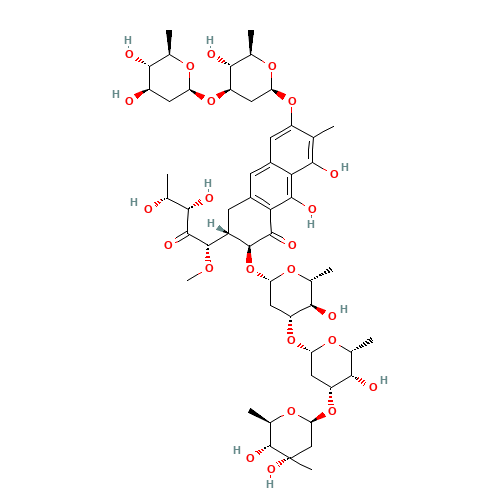 MITHRAMYCIN A (CAS: 18378-89-7) - Chemical Structure and Molecular Formula 
