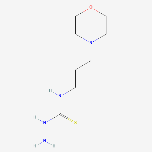 4-[3-(4-MORPHOLINO)PROPYL]-3-THIOSEMICARBAZIDE (CAS: 32813-48-2) - Chemical Structure and Molecular Formula 