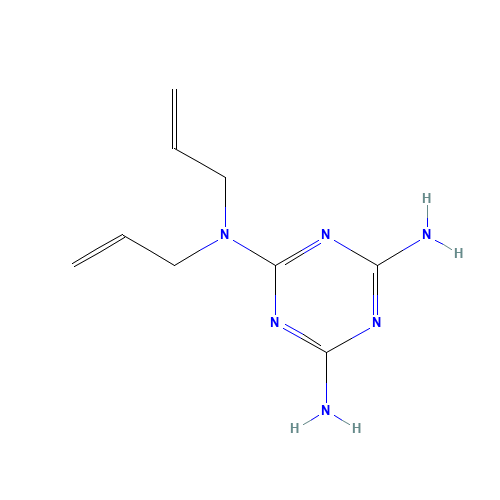 2,4-DIAMINO-6-DIALLYLAMINO-1,3,5-TRIAZINE (CAS: 91-77-0) - Related Chemical Product