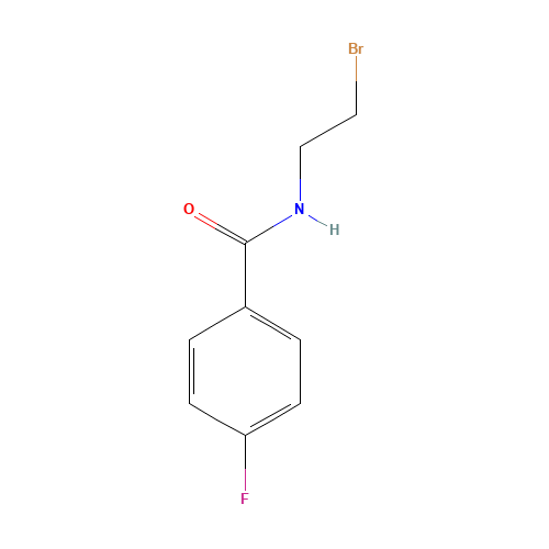 2-(BROMOETHYL)-4-FLUORBENZAMIDE (CAS: 95383-37-2) - Chemical Structure and Molecular Formula 