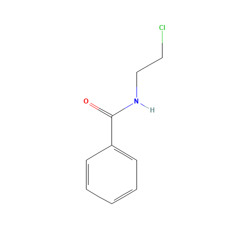 N-(2-CHLOROETHYL)BENZAMIDE (CAS: 26385-07-9) - Chemical Structure and Molecular Formula 