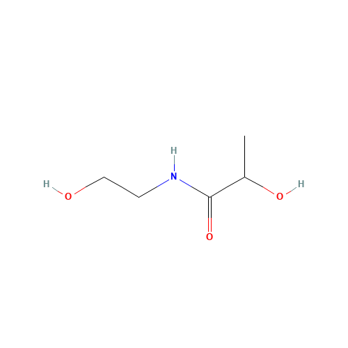 N-(2-HYDROXYETHYL)LACTAMIDE (CAS: 5422-34-4) - Chemical Structure and Molecular Formula 