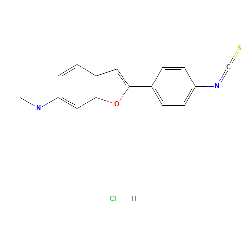N-(4-(6-DIMETHYLAMINO-2-BENZOFURANYL)PHENYL)ISOTHIOCYANATE (CAS: 150321-87-2) - Related Chemical Product