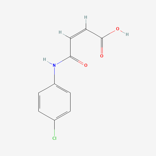 N-(4-CHLOROPHENYL)MALEAMIC ACID (CAS: 7242-16-2) - Chemical Structure and Molecular Formula 