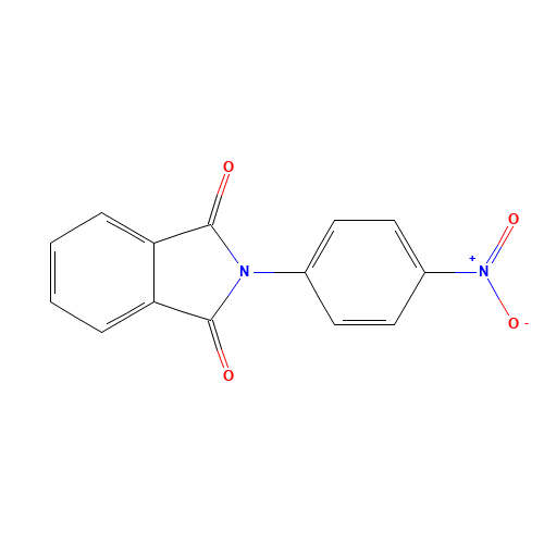 N-(4-NITROPHENYL)PHTHALIMIDE (CAS: 31604-39-4) - Chemical Structure and Molecular Formula 