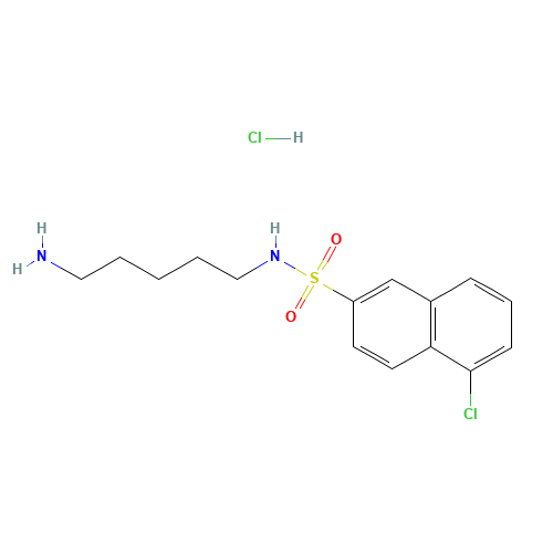 N-(5-AMINOPENTYL)-5-CHLORO-1-NAPHTHALENE-SULFONAMIDE HYDROCHLORIDE (CAS: 118896-95-0) - Related Chemical Product