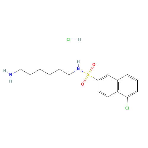 N-(6-AMINOHEXYL)-5-CHLORO-2-NAPHTHALENESULFONAMIDE HYDROCHLORIDE (CAS: 69762-85-2) - Related Chemical Product