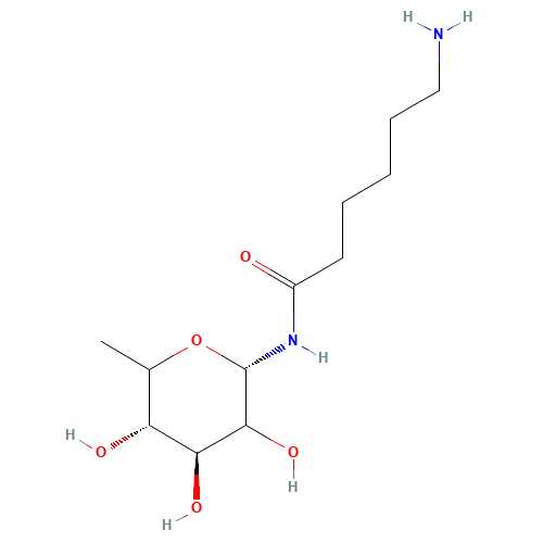 N-(E-AMINOCAPROYL)-B-L-FUCOPYRANOSYLAMINE (CAS: 35978-97-3) - Related Chemical Product