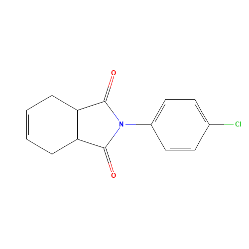 N-(P-CHLOROPHENYL)-4-CYCLOHEXENE-1,2-DICARBOXIMIDE (CAS: 43069-64-3) - Related Chemical Product