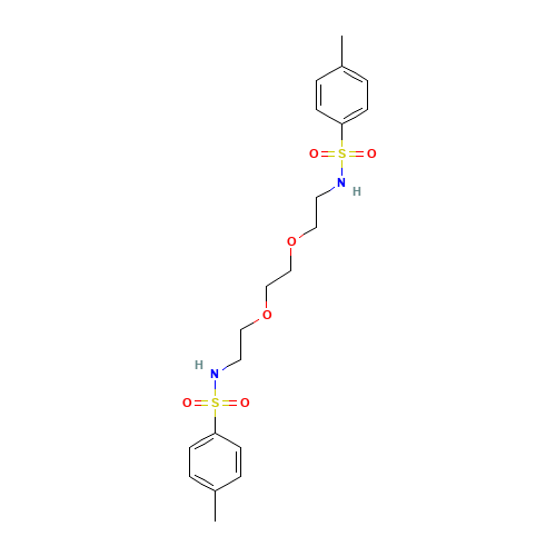 N,N'-[1,2-Ethanediylbis(oxy-2,1-ethanediyl)]bis[4-methyl-benzenesulfonamide (CAS: 59945-35-6) - Related Chemical Product