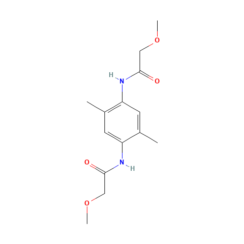 N,N(2,5-Dimethyl-1,4-phenylene)bis-2-methoxyacetamide (CAS: 132724-25-5) - Related Chemical Product