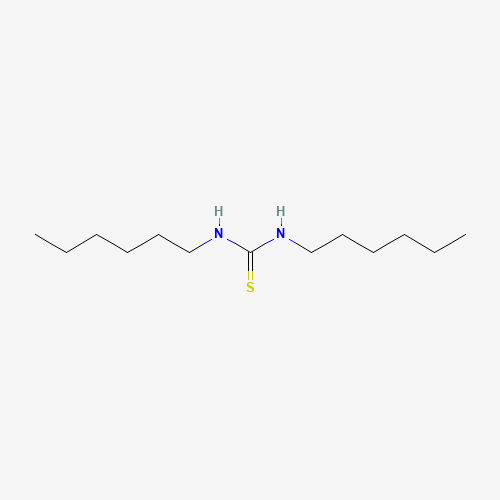 N,N'-DIHEXYLTHIOUREA (CAS: 21071-28-3) - Chemical Structure and Molecular Formula 