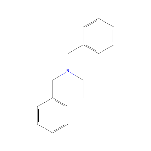 N-ethyldibenzylamine (CAS: 10479-25-1) - Chemical Structure and Molecular Formula 