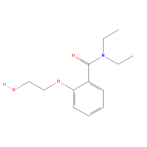 N,N-DIETHYL-2-(2'-HYDROXYETHOXY)BENZAMIDE (CAS: 63886-92-0) - Related Chemical Product