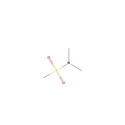 N,N-DIMETHYL METHANESULFONAMIDE (CAS: 918-05-8) - Chemical Structure and Molecular Formula 