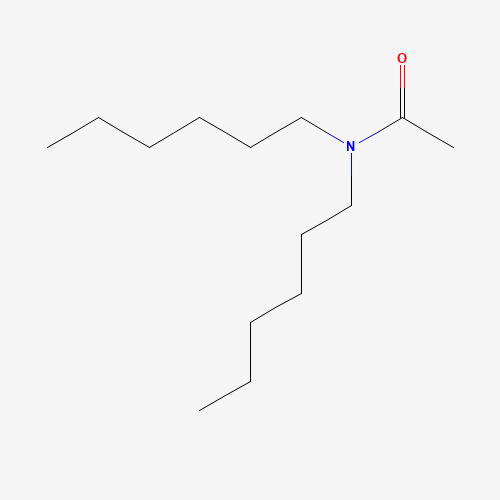 N,N-DI-N-HEXYLACETAMIDE (CAS: 16423-51-1) - Chemical Structure and Molecular Formula 