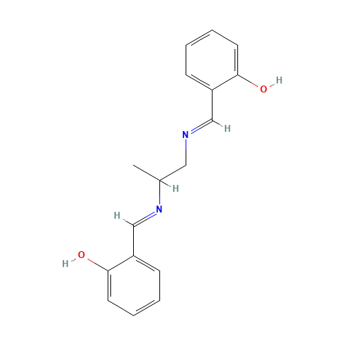 N,N'-BIS(SALICYLIDENE)-1,2-PROPANEDIAMINE (CAS: 94-91-7) - Related Chemical Product