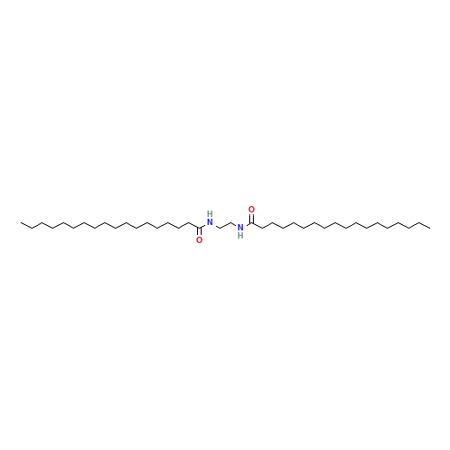 N,N'-Ethylenebis(stearamide) (CAS: 110-30-5) - Chemical Structure and Molecular Formula 