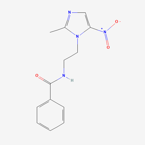 N-[2-(2-methyl-5-nitro-1H-imidazol-1-yl)ethyl]benzamide (CAS: 55455-18-0) - Related Chemical Product