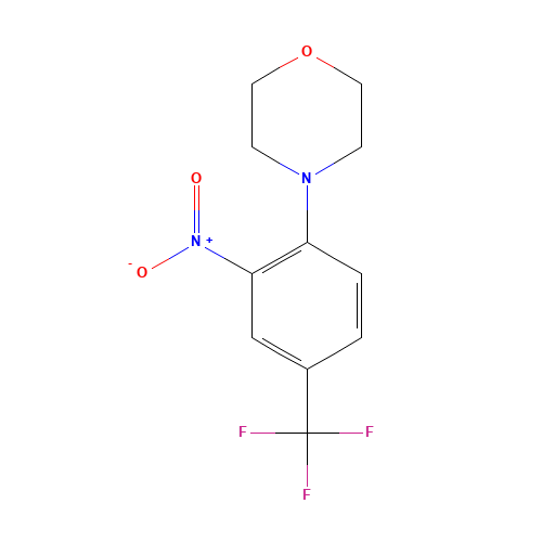 N-[2-NITRO-4-(TRIFLUOROMETHYL)PHENYL]MORPHOLINE (CAS: 62054-72-2) - Related Chemical Product