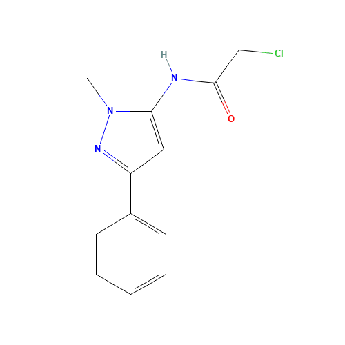 N1-(1-METHYL-3-PHENYL-1H-PYRAZOL-5-YL)-2-CHLOROACETAMIDE (CAS: 306935-25-1) - Related Chemical Product