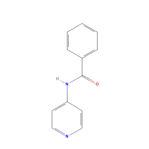 N1-(4-PYRIDYL)BENZAMIDE (CAS: 5221-44-3) - Chemical Structure and Molecular Formula 