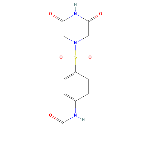 N1-(4-[(3,5-DIOXOPIPERAZINO)SULFONYL]PHENYL)ACETAMIDE (CAS: 175201-44-2) - Related Chemical Product