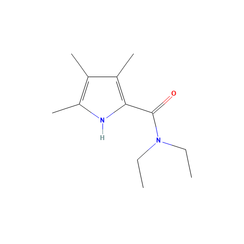 N2,N2-DIETHYL-3,4,5-TRIMETHYL-1H-PYRROLE-2-CARBOXAMIDE (CAS: 58803-92-2) - Related Chemical Product
