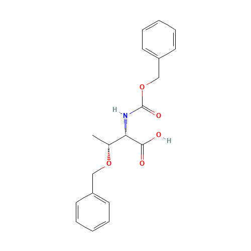 Z-THR(BZL)-OH (CAS: 69863-36-1) - Chemical Structure and Molecular Formula 