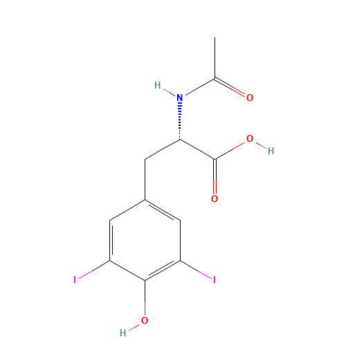 N-Acetyl-3,5-diiodo-L-tyrosine (CAS: 1027-28-7) - Related Chemical Product