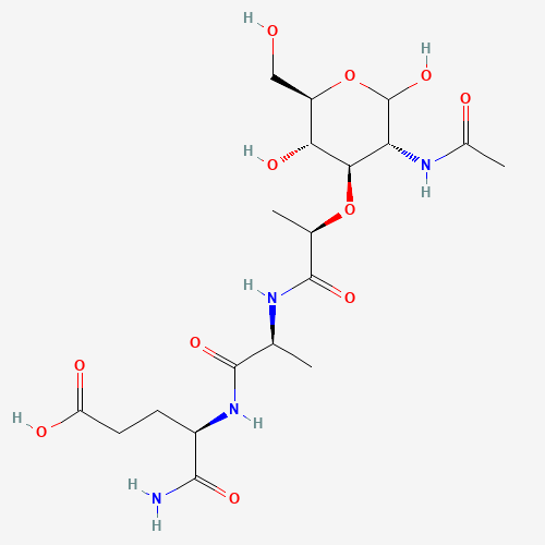 N-ACETYLMURAMYL-L-ALANYL-D-ISOGLUTAMINE (CAS: 53678-77-6) - Related Chemical Product