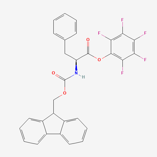 FMOC-PHE-OPFP (CAS: 86060-92-6) - Chemical Structure and Molecular Formula 