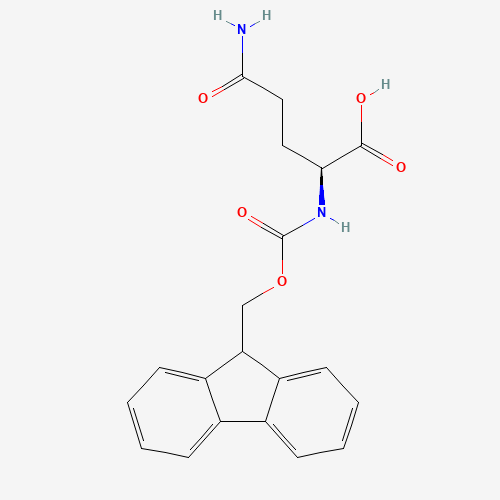 FMOC-GLN-OH (CAS: 118609-68-0) - Chemical Structure and Molecular Formula 