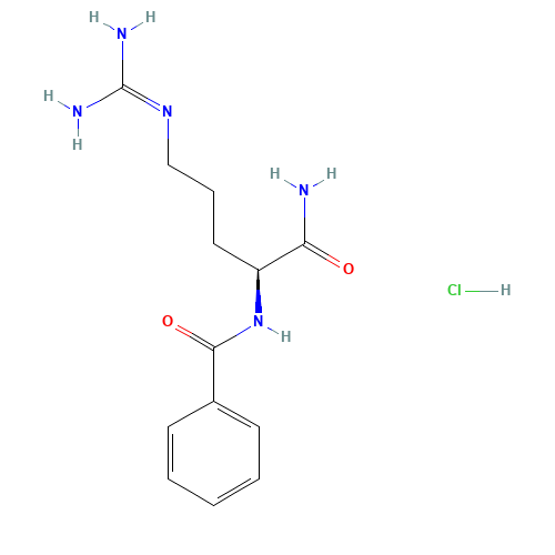 N-ALPHA-BENZOYL-L-ARGININAMIDE HYDROCHLORIDE (CAS: 4299-03-0) - Related Chemical Product